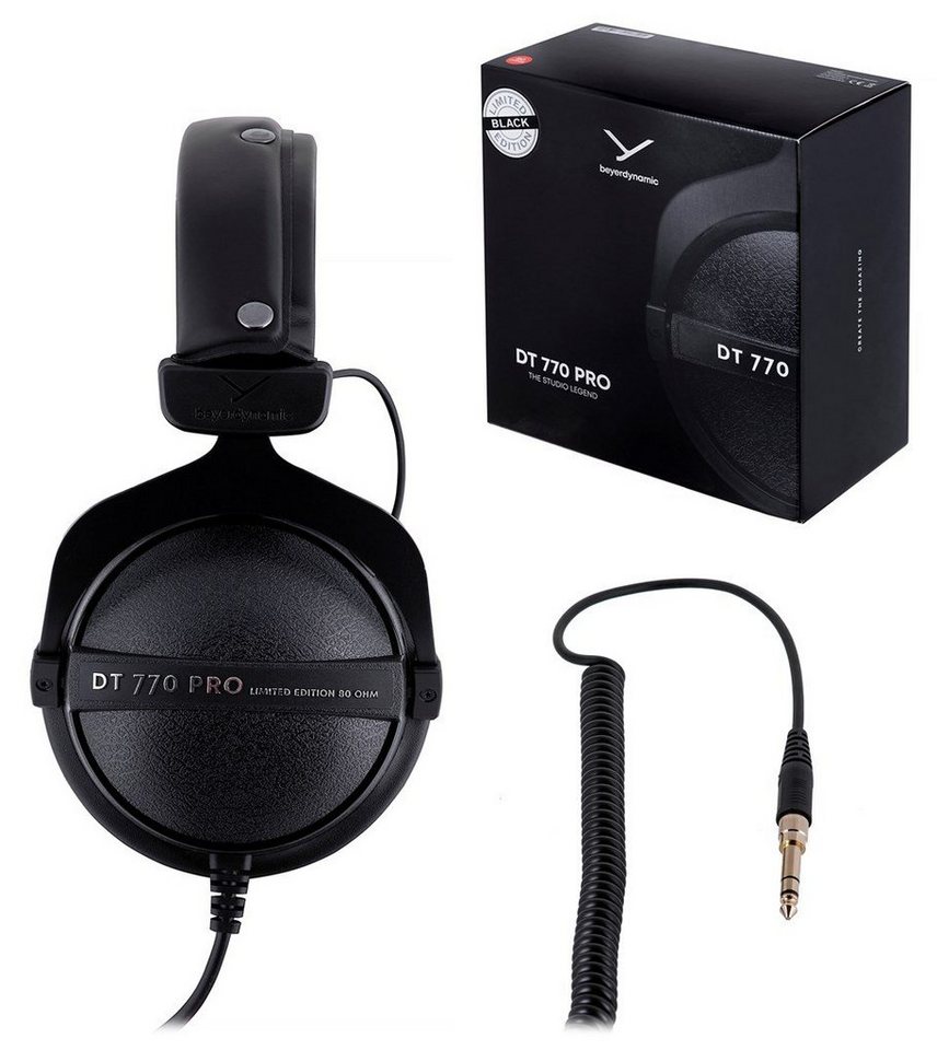 beyerdynamic 43000220 DT 770 Pro Black Limited Edition - Studiokopfhörer Kopfhörer beyerdynamic 43000220 DT 770 Pro Black Limited Edition - Studiokopfhörer Kopfhörer von beyerdynamic