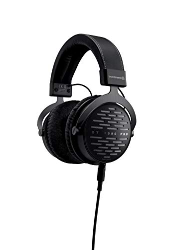 beyerdynamic DT 1990 PRO Over-Ear-Studiokopfhörer in schwarz. Offene Bauweise, steckbares Kabel von beyerdynamic