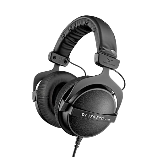 beyerdynamic DT 770 Pro 32 Ohm - Cuffie circumaurali, Per un suono professionale in studio e su dispositivi mobiliin in nero von beyerdynamic