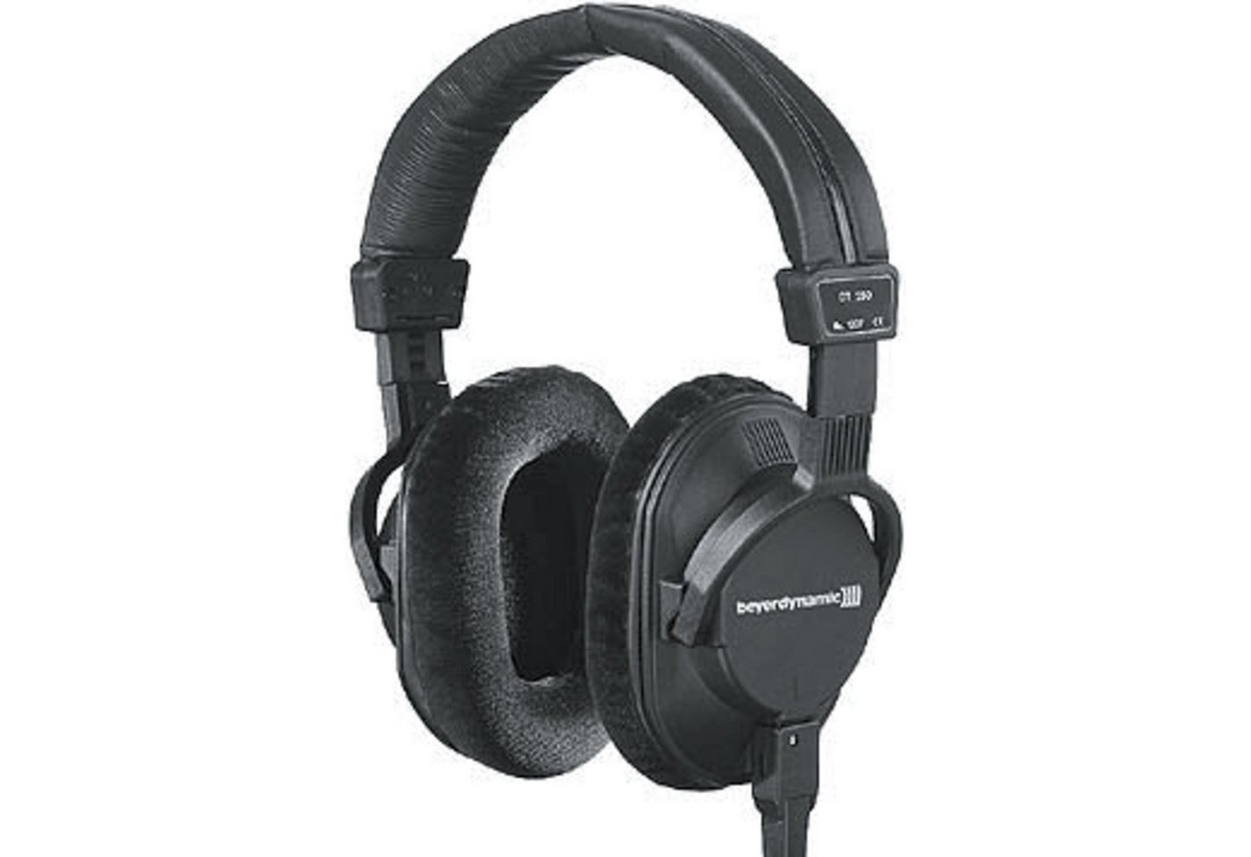 beyerdynamic Kopfhörer (DT 250 / 250 Studiokopfhörer 250 ohm, schwarz, geschlossen - Studio) von beyerdynamic