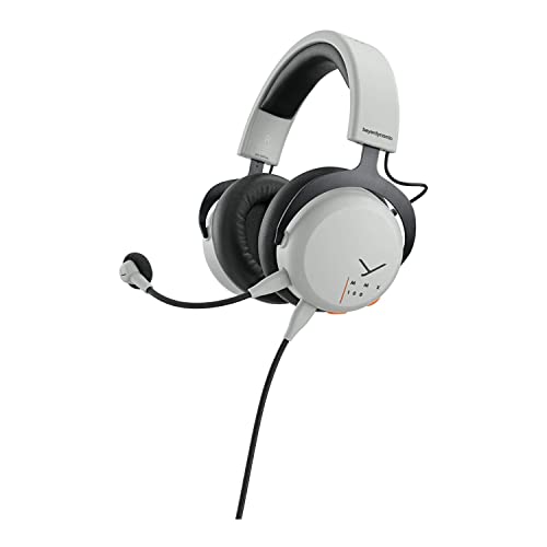 beyerdynamic MMX 100 geschlossenes Over-Ear Gaming-Headset in grau mit META Voice Mikrofon, exzellenter Sound für alle Gaming Devices von beyerdynamic