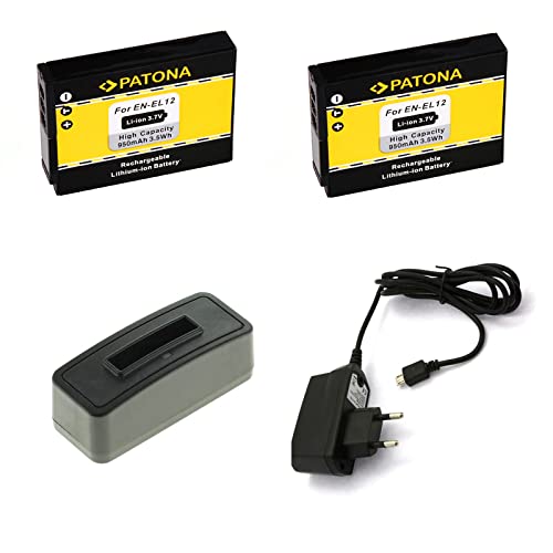 bg-akku24 2 Stück Akku,Ladegerät,Netzteil für Nikon Coolpix A900,AW100,AW110,AW120,AW130,P300,P310,P330,P340,S6300,S8000,S8100,S9200,S9300,S9400,S9500,S9600,S9700,S9900,W300,KeyMission 170/360 bg-akku24 2 Stück Akku,Ladegerät,Netzteil für Nikon Coolpix A900,AW100,AW110,AW120,AW130,P300,P310,P330,P340,S6300,S8000,S8100,S9200,S9300,S9400,S9500,S9600,S9700,S9900,W300,KeyMission 170/360 von bg-akku24