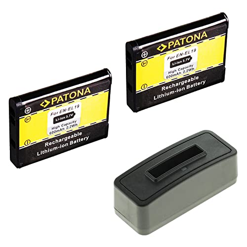 bg-akku24 2 Stück Akku und Ladegerät für Nikon Coolpix A100,A300,S32,S33,S2500,S2600,S2700,S2800,S2900,S3100,S3300,S3500,S3600,S3700,S4100,S4300,S5200,S5300,S6400,S6500,S6600,S6800,S6900,S7000,W100 bg-akku24 2 Stück Akku und Ladegerät für Nikon Coolpix A100,A300,S32,S33,S2500,S2600,S2700,S2800,S2900,S3100,S3300,S3500,S3600,S3700,S4100,S4300,S5200,S5300,S6400,S6500,S6600,S6800,S6900,S7000,W100 von bg-akku24