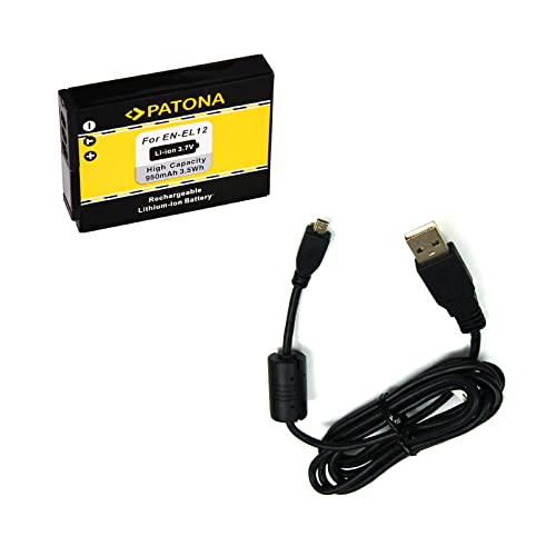 bg-akku24 Akku und Ladekabel, Datenkabel, USB-Kabel für Nikon Coolpix S6200, S6300, S6600, S8000, S8200, S9200, S9300, S9400, S9500 bg-akku24 Akku und Ladekabel, Datenkabel, USB-Kabel für Nikon Coolpix S6200, S6300, S6600, S8000, S8200, S9200, S9300, S9400, S9500 von bg-akku24