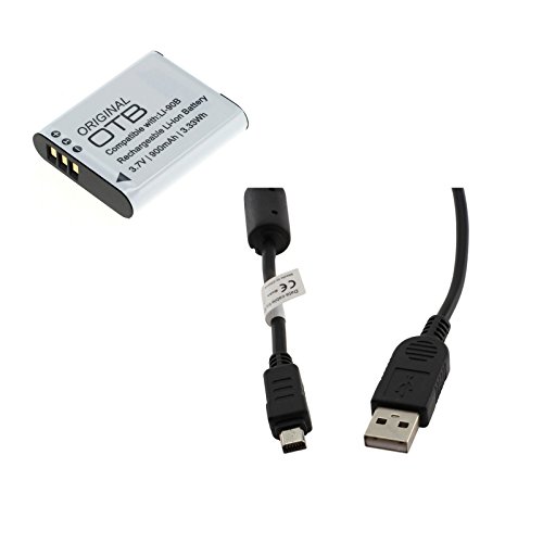 bg-akku24 Akku und Ladekabel, Datenkabel, USB-Kabel für Olympus TG-1, TG-2, TG-3, TG-4, SH-1, SH-2, SH-50, SH-60, SP-100EE, XZ-2 bg-akku24 Akku und Ladekabel, Datenkabel, USB-Kabel für Olympus TG-1, TG-2, TG-3, TG-4, SH-1, SH-2, SH-50, SH-60, SP-100EE, XZ-2 von bg-akku24