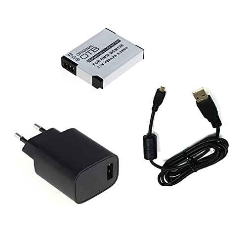 bg-akku24 Ladegerät, Akku und Ladekabel, Datenkabel, USB-Kabel für Panasonic Lumix DMC-FT5, DMC-TZ41, DMC-TZ55, DMC-TZ56, DMC-TZ57, DMC-TZ58, DMC-TZ60, DMC-TZ61, DMC-TZ70, DMC-TZ71 bg-akku24 Ladegerät, Akku und Ladekabel, Datenkabel, USB-Kabel für Panasonic Lumix DMC-FT5, DMC-TZ41, DMC-TZ55, DMC-TZ56, DMC-TZ57, DMC-TZ58, DMC-TZ60, DMC-TZ61, DMC-TZ70, DMC-TZ71 von bg-akku24