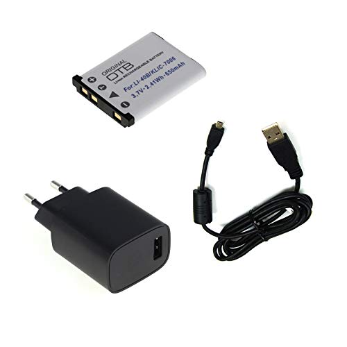 bg-akku24 Ladegerät, Akku und Ladekabel, Datenkabel, USB-Kabel für Rollei Powerflex 800, Powerflex 820, Compactline 103, Compactline 320, Compactline 390 SE, Compactline 750, Compactline 850 bg-akku24 Ladegerät, Akku und Ladekabel, Datenkabel, USB-Kabel für Rollei Powerflex 800, Powerflex 820, Compactline 103, Compactline 320, Compactline 390 SE, Compactline 750, Compactline 850 von bg-akku24