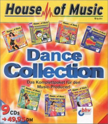 Dance Collection, 9 CD-ROMsDas Komplettpaket für den Music-Producer. Dance Engine; RubberDuck; DrumStation; SoundWave; PowerLib 1-3. Für Windows 95/98/NT 4.0 (Dance Engine nicht für Windows NT) von bhv Distribution