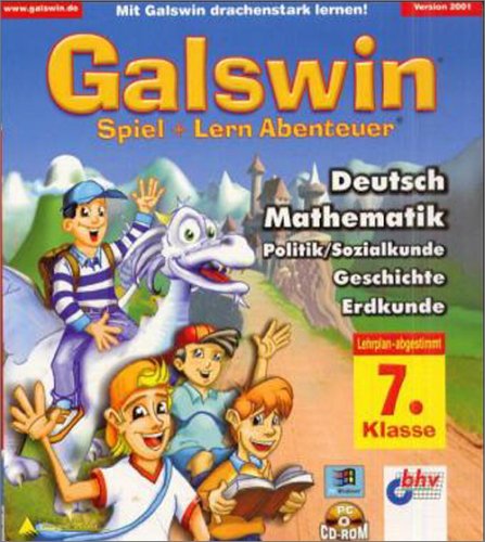 Galswin Spiel+ Lern Abenteuer. Deutsch Mathematik Sachunterricht 7. Klasse. CD- ROM für Windows 2000/98/95/3.1/NT/ME. Version 2001. von bhv Distribution