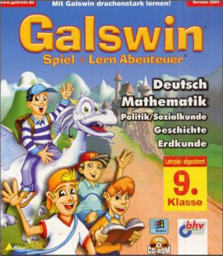 Galswin Spiel+ Lern Abenteuer. Deutsch Mathematik Sachunterricht 9. Klasse. CD- ROM für Windows 2000/98/95/3.1/NT/ME. Version 2001. von bhv Distribution