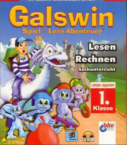 Galswin Spiel+ Lern Abenteuer. Lesen Rechnen Sachunterricht 1. Klasse. CD- ROM für Windows 2000/98/95/3.1/NT/ME. Version 2001. von bhv Distribution