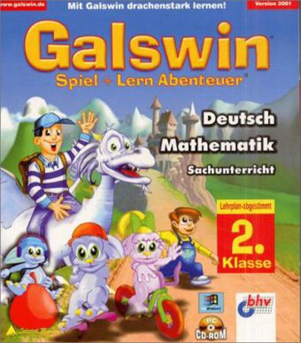 Galswin Spiel+ Lern Abenteuer. Lesen Rechnen Sachunterricht 2. Klasse. CD- ROM für Windows 2000/98/95/3.1/NT/ME. Version 2001. von bhv Distribution