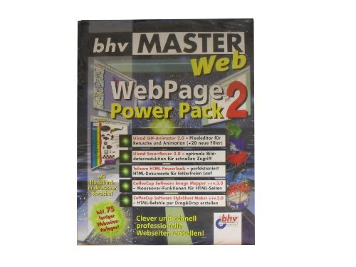 Masterweb WebPage Power Pack 2. CD- ROM für Windows 95/98/ NT von bhv Distribution