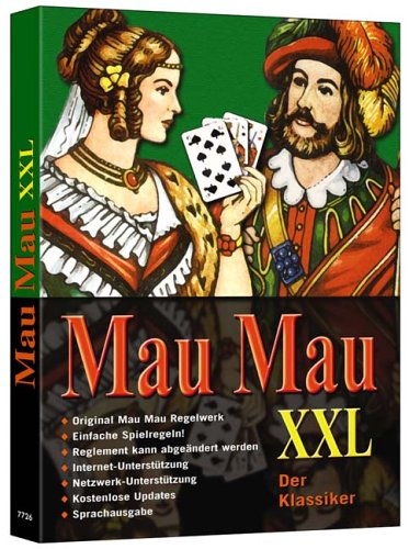 Mau Mau XXL, CD-ROM Der Klassiker. Für Windows 98 (SE), Me, 2000, NT 4 (SP3), XP von bhv Distribution
