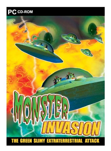 Monster Invasion, 1 CD-ROM The Green Slimy Extraterrestrial Attack. Deutsche Software für Windows 95/98/Me/2000/XP von bhv Distribution