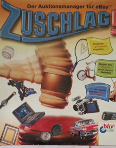 Zuschlag, 1 CD-ROMDer Auktionsmanager für eBay. Für Windows 95/98/Me/2000/XP von bhv Distribution