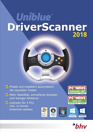 Uniblue DriverScanner 2018 für PC [Download] von bhv Verlag