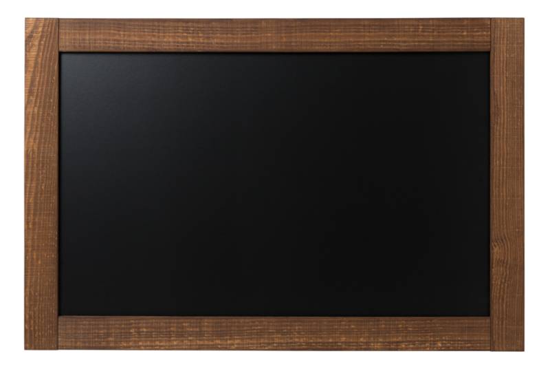 Bi-Office Kreidetafel, braun, rustikal, 1.200 x 900 mm von bi-office