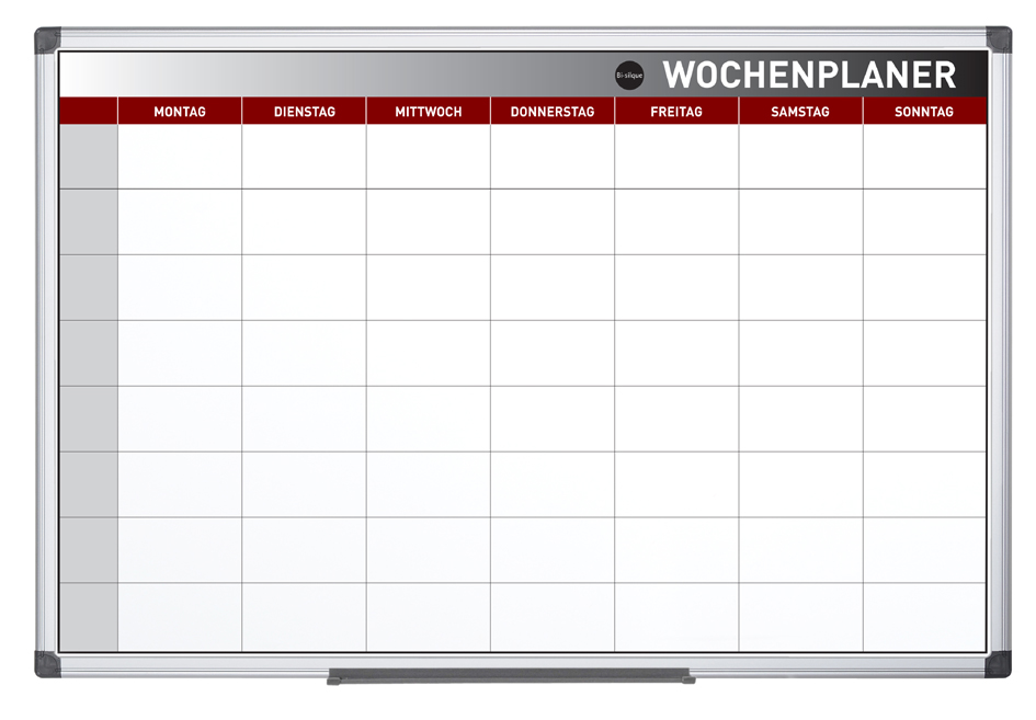 Bi-Office Planungstafel , Wochenplaner, , 900 x 600 mm von bi-office