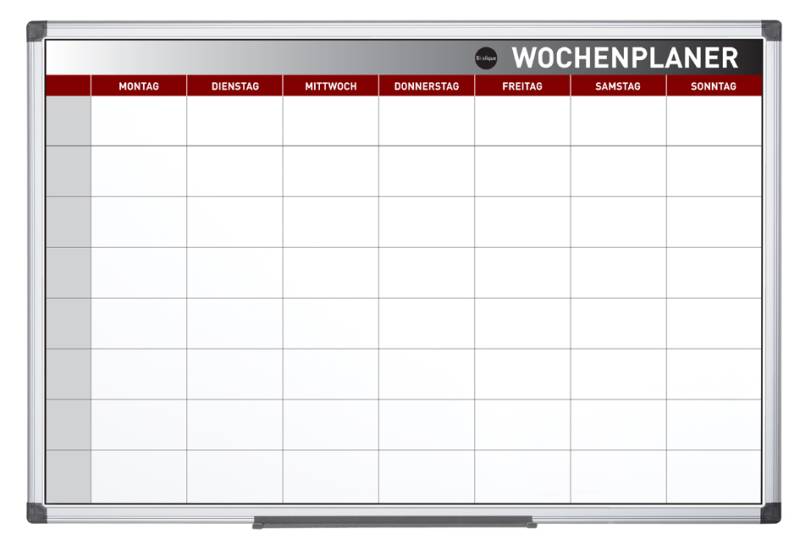 Bi-Office Planungstafel , Wochenplaner, , 900 x 600 mm von bi-office