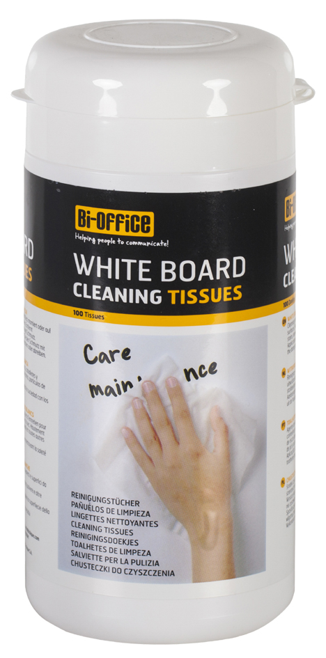 Bi-Office Whiteboard-Reinigungstücher, 100 Stück von bi-office
