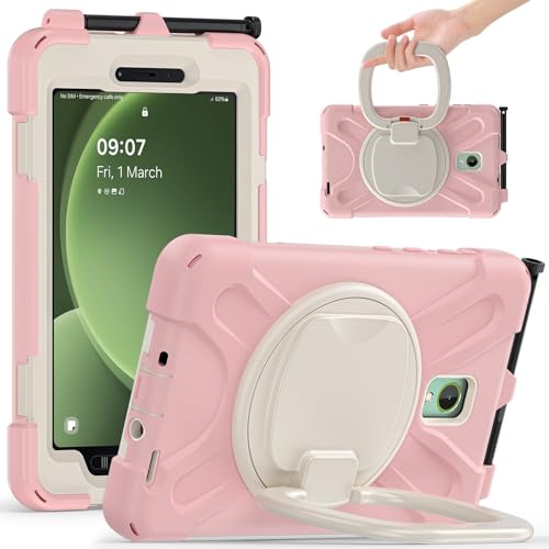 Tablet-Schutz Hülle kompatibel mit Samsung Galaxy Tab Active 5 8 Zoll SM-X300, stoßfeste, stabile Hülle mit Ständer, Halterungsgriff, robuste Tablet-Hülle kompatibel mit Samsung Galaxy Tab Active 5 Ta von bigcgreen