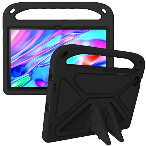 Tablet-Schutz Kids Case Compatible with Lenovo Tab M10 plus 3rd Gen 10,6 Zoll 2022, Leichter Gewichtsschock -Proof -Griff Ständer Kinderfreundlicher Schutzschutzgehäuse Tablet-Zubehör(Black) von bigcgreen