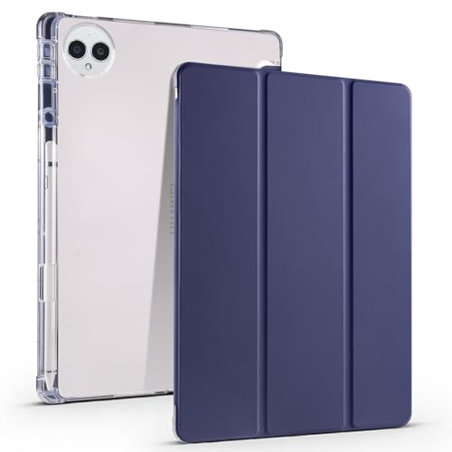 Tablet-Schutz Kompatibel mit Huawei Matepad Pro 12,2 Zoll (2024) Hülle, 12,2 Zoll Hülle, schlanke, leichte Schutzhülle, Smart Cover, stoßfeste Abdeckung mit transparenter Rückschale mit Stifthalter, a von bigcgreen