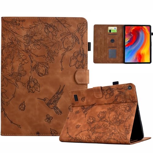 Tablet-Schutz Kompatibel mit Kindle Fire 7 2019/2017/2015 (Fire 7 9./7./5. Generation) Hülle mit automatischem Sleep/Wake-Modus, schlanke Leder-Business-Folio-Standabdeckung, Schutzhülle, mehrere Betr von bigcgreen