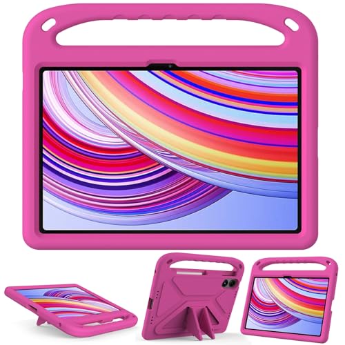 Tablet-Schutz Kompatibel mit der Tablet-Hülle Xiaomi Redmi Pad Pro 12.1" 2024, leichte, stoßfeste EVA-Schutzhülle Compatible with Kinder, Griff, Ständerabdeckung und Schultergurt, kompatibel mit der H von bigcgreen