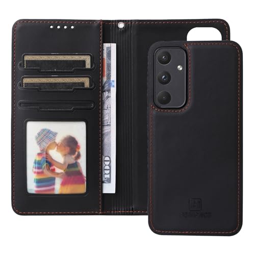Telefon-Bildschirmschutz Kompatibel mit Samsung Galaxy A55, Brieftaschen-Hülle, abnehmbare Rückseite mit Kartenhalter/Handschlaufe, PU-Leder-Flip-Folio-Hülle mit Magnetständer, stoßfeste Handyhülle Co Telefon-Bildschirmschutz Kompatibel mit Samsung Galaxy A55, Brieftaschen-Hülle, abnehmbare Rückseite mit Kartenhalter/Handschlaufe, PU-Leder-Flip-Folio-Hülle mit Magnetständer, stoßfeste Handyhülle Co von bigcgreen