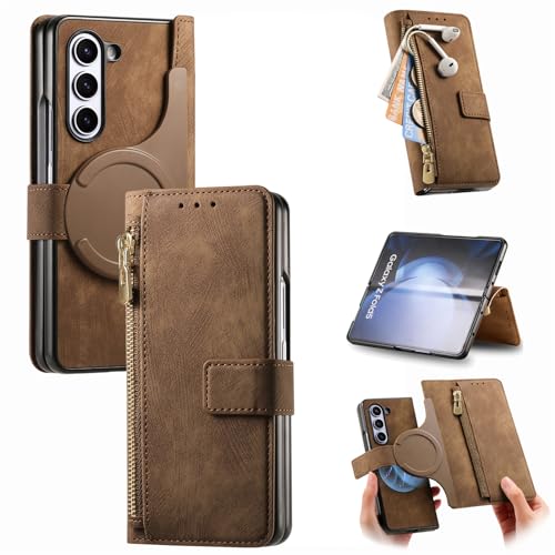 Telefon-Bildschirmschutz Kompatibel mit Samsung Galaxy Z Fold 5 Hülle, Z Fold 5 Magnetische Brieftasche Schutzhülle 2 in 1 Retro Leder Folio Flip Wallet Magnetische abnehmbare schlanke Handyhülle Tele Telefon-Bildschirmschutz Kompatibel mit Samsung Galaxy Z Fold 5 Hülle, Z Fold 5 Magnetische Brieftasche Schutzhülle 2 in 1 Retro Leder Folio Flip Wallet Magnetische abnehmbare schlanke Handyhülle Tele von bigcgreen