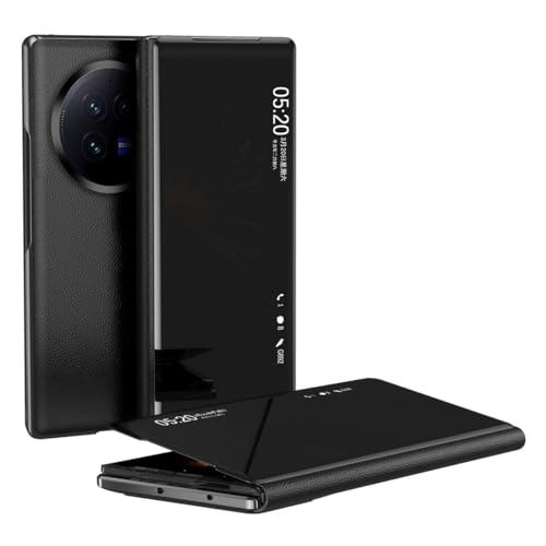 Telefon-Bildschirmschutz Kompatibel mit Vivo X Fold 3 Hülle View Clear Smart Window, Handyhülle Luxus Flip Slim Mirror Hard PC Leder View Clear Smart Window Compatible with Vivo Telefonzubehör ( Color Telefon-Bildschirmschutz Kompatibel mit Vivo X Fold 3 Hülle View Clear Smart Window, Handyhülle Luxus Flip Slim Mirror Hard PC Leder View Clear Smart Window Compatible with Vivo Telefonzubehör ( Color von bigcgreen