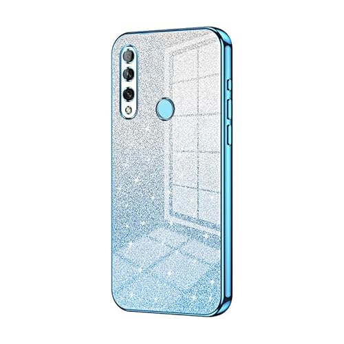 Telefonschutz Kompatibel mit Huawei P Smart-Z/Y9 Prime 2019 Hülle, klare Glitzer-Galvanik-Hybrid-Schutzhülle, schlanke, transparente, kratzfeste, stoßdämpfende TPU-Stoßfängerhülle Compatible with P Sm Telefonschutz Kompatibel mit Huawei P Smart-Z/Y9 Prime 2019 Hülle, klare Glitzer-Galvanik-Hybrid-Schutzhülle, schlanke, transparente, kratzfeste, stoßdämpfende TPU-Stoßfängerhülle Compatible with P Sm von bigcgreen