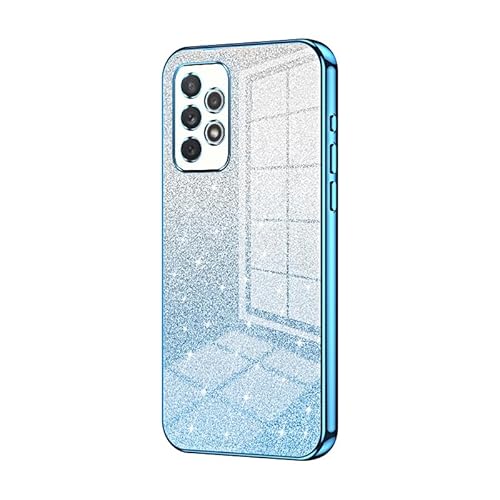 Telefonschutz Kompatibel mit Samsung Galaxy A72 4G/5G Hülle, transparente Glitzer-Galvanik-Hybrid-Schutzhülle, schlanke, transparente, kratzfeste und stoßdämpfende TPU-Stoßfängerhülle Compatible with Telefonschutz Kompatibel mit Samsung Galaxy A72 4G/5G Hülle, transparente Glitzer-Galvanik-Hybrid-Schutzhülle, schlanke, transparente, kratzfeste und stoßdämpfende TPU-Stoßfängerhülle Compatible with von bigcgreen