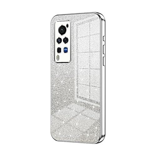 Telefonschutz Kompatibel mit VIVO X60 Pro Hülle, klare Glitzer-Galvanik-Hybrid-Schutzhülle, schlanke, transparente, kratzfeste und stoßdämpfende TPU-Stoßfängerhülle Compatible with X60 Pro Telefonzube Telefonschutz Kompatibel mit VIVO X60 Pro Hülle, klare Glitzer-Galvanik-Hybrid-Schutzhülle, schlanke, transparente, kratzfeste und stoßdämpfende TPU-Stoßfängerhülle Compatible with X60 Pro Telefonzube von bigcgreen
