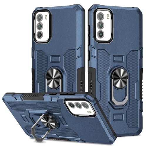 Telefonschutz Kompatibel mit Xiaomi Poco M3 Hülle mit drehbarem Ringständer, robuste, stoßfeste Stoßstangenabdeckung, harte PC-Anti-Fall-Hülle Compatible with Xiaomi Poco M3 Telefonzubehör(Blue) Telefonschutz Kompatibel mit Xiaomi Poco M3 Hülle mit drehbarem Ringständer, robuste, stoßfeste Stoßstangenabdeckung, harte PC-Anti-Fall-Hülle Compatible with Xiaomi Poco M3 Telefonzubehör(Blue) von bigcgreen