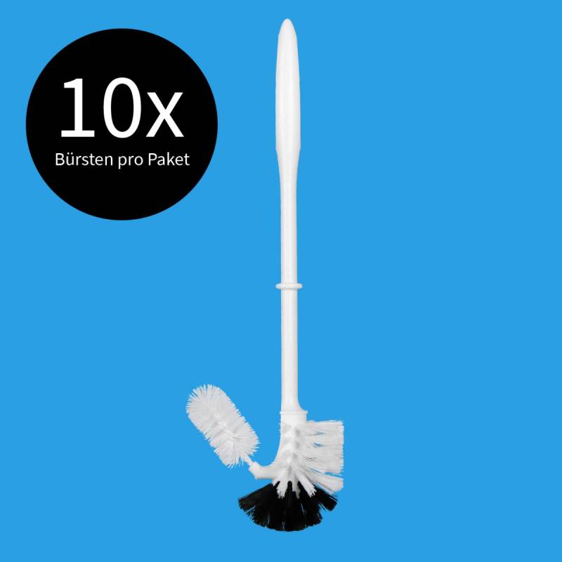 10 x WC-Bürste Noelle Profi-Brush 38 cm Randreiniger Klo Toilette Kunststoff von Default