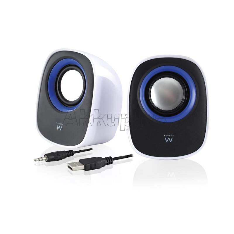 2.0 Stereo-Lautsprecherset für PC und Laptop, USB-betrieben