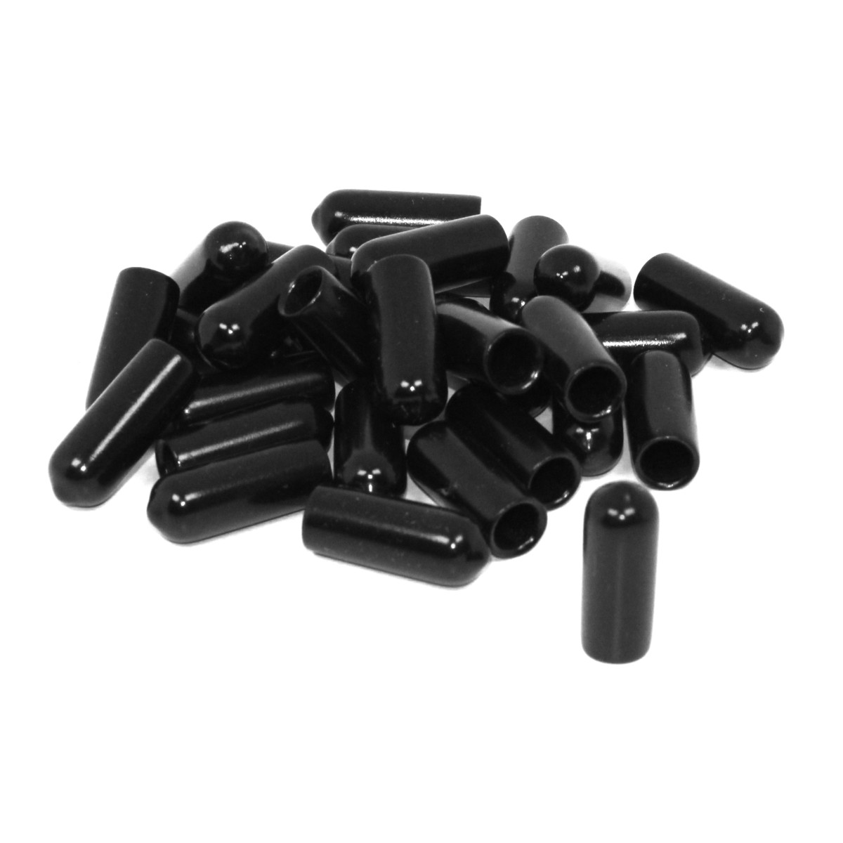 30 Stück PVC Endkappe Abdeckung 7,7 x 25 mm M8 Gewinde Schutz Kappe Gummikappe 30 Stück PVC Endkappe Abdeckung 7,7 x 25 mm M8 Gewinde Schutz Kappe Gummikappe von Default