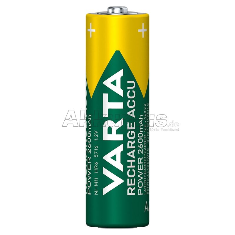 AA (Mignon)/HR6 (5716) Akku - 2600 mAh, 4 Stk. Blister