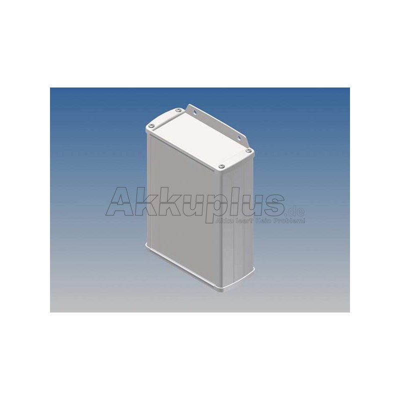 ALUMINIUMGEHÄUSE - WEIß - 145 x 105.9 x 45.8 mm - mit Flansch