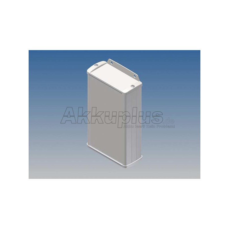 ALUMINIUMGEHÄUSE - WEIß - 145 x 85.8 x 36.9 mm - mit Flansch