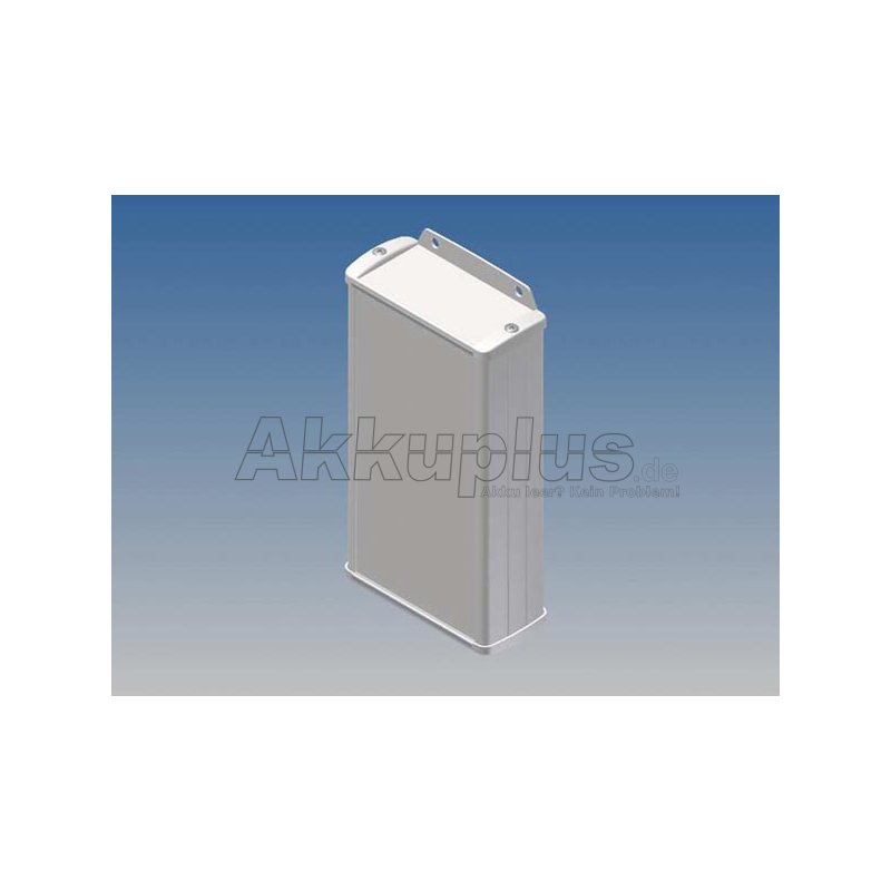 ALUMINIUMGEHÄUSE - WEIß - 160 x 85.8 x 36.9 mm - mit Flansch