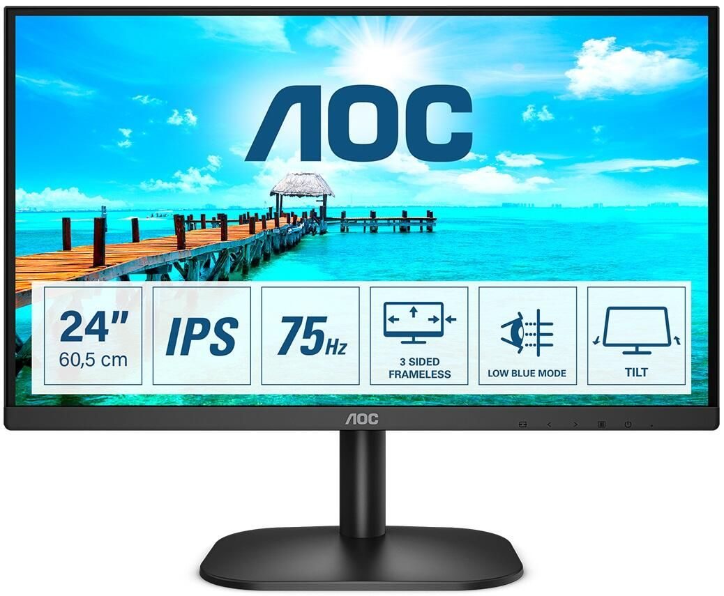 AOC 24B2XDA Monitor 60,5 cm (23,8 Zoll)