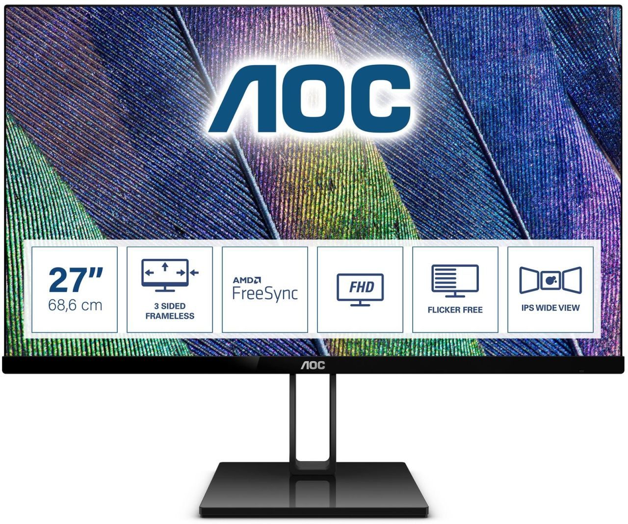 AOC 27V2Q Monitor 68,6 cm (27 Zoll)