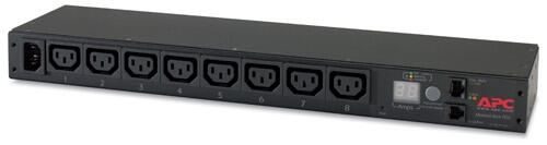 APC AP7820B Rack PDU, gemessen, 1 U, 12 A / 208 V, 10 A / 230 V, (8) C13 Rack-Stromverteilung