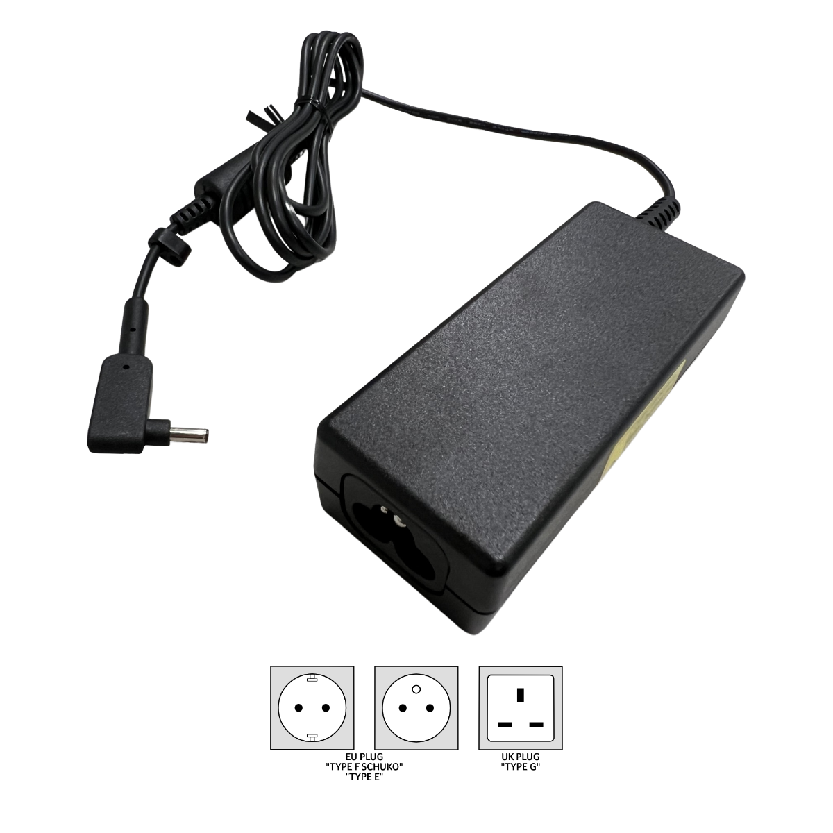 Acer 45W-19V Adapter für Notebooks | EU/UK Netzkabel