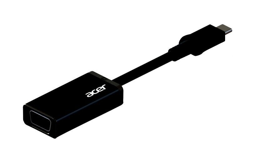 Acer Adapter USB Type-C to VGA, Schwarz