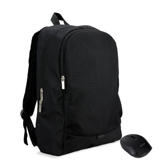 Acer Notebook Starterkit 39,6 cm (15,6") Rucksack inkl. RF2.4 Wireless Optical Maus schwarz